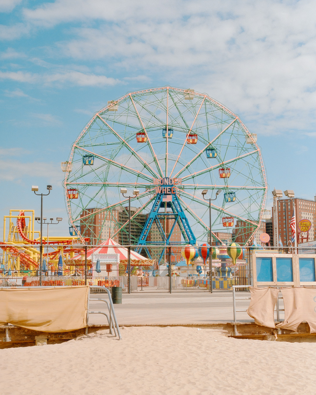 Photographies d'art en couleur de Coney Island